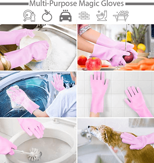 Magic Saksak Silicone Dishwashing Brush Gloves Review | Your Skin ...